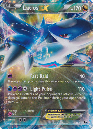 Latios Ex - 58/108 - Ultra Rare