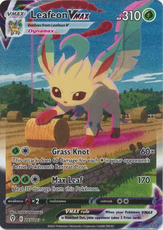 Leafeon VMAX Secret Rare - 205/203 - Secret Rare