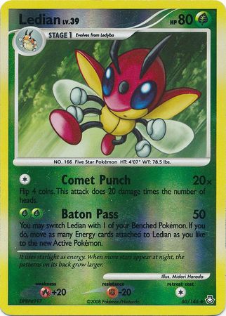 Ledian - 60/146 - Uncommon Reverse Holo