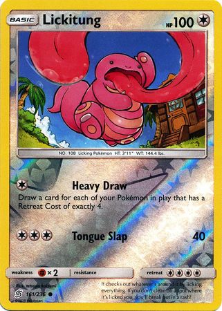 Lickitung - 161/236 - Common Reverse Holo