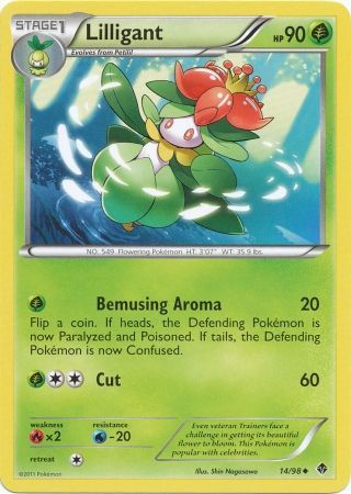 Lilligant - 14/98 - Uncommon