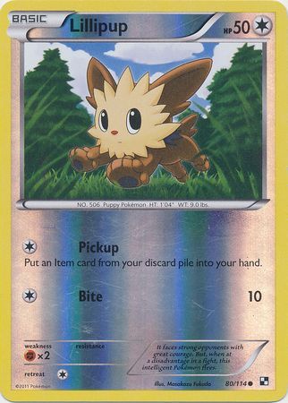 Lillipup - 80/114 - Common Reverse Holo