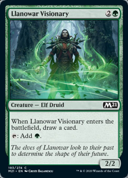 Llanowar Visionary - 193/274 - Common Foil