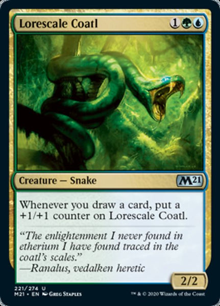 Lorescale Coatl - 221/274 - Uncommon Foil