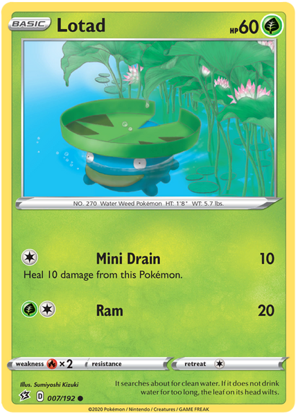 Lotad - 7/192 - Common