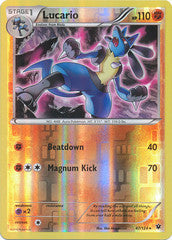 047/124 - Lucario - Rare Reverse Holo