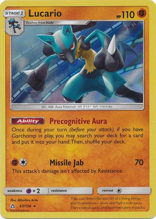 Lucario - 67/156 - Holo Rare