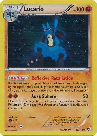Lucario - 80/113 - Holo Rare