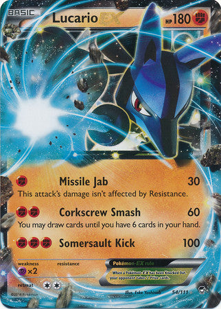 Lucario Ex - 54/111 - Ultra Rare