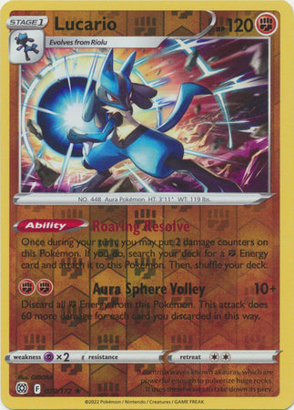 Lucario - 79/172 - Holo Rare Reverse Holo