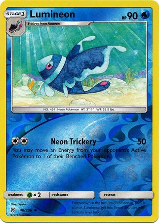 Lumineon - 40/236 - Uncommon Reverse Holo