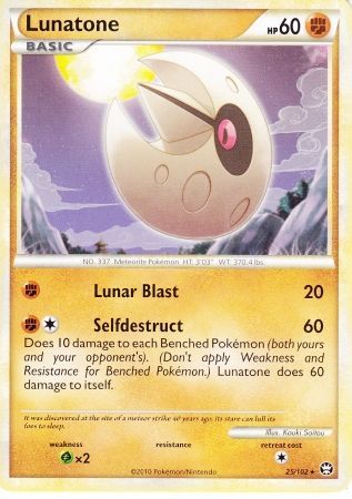Lunatone - 25/102 - Rare