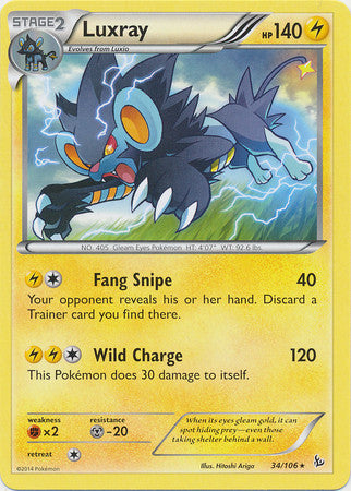 Luxray - 34/106 - Rare
