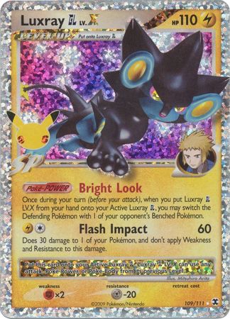 Luxray GL LV.X 25th Celebrations - 109/111 - Ultra Rare