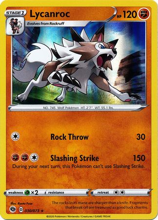 Lycanroc - 30/73 - Holo Rare