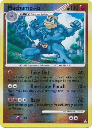 Machamp - 20/100 - Rare Reverse Holo