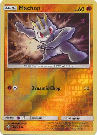 Machop - 63/145 - Common Reverse Holo