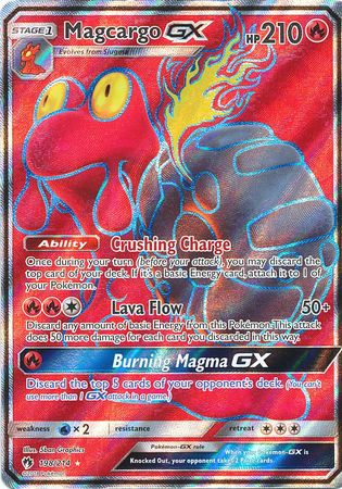 Magcargo GX Full Art - 198/214 - Ultra Rare