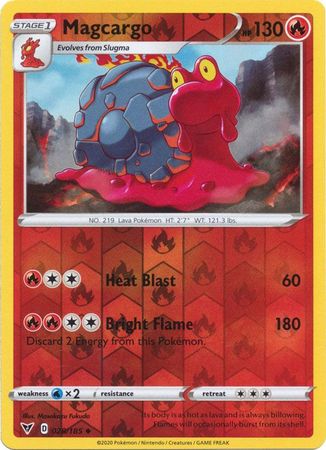 Magcargo - 28/185 - Uncommon Reverse Holo