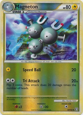 Magneton - 43/102 - Uncommon Reverse Holo