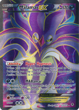 Malamar Ex Full Art - 115/119 - Ultra Rare