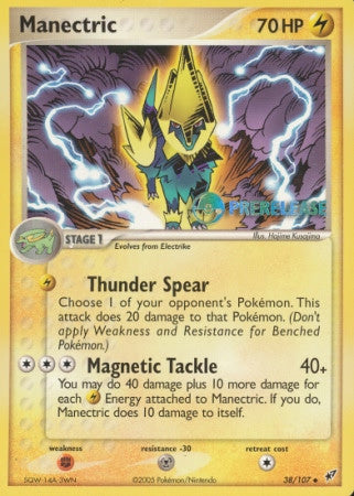 Manectric Pre-Release - 38/107 - Uncommon