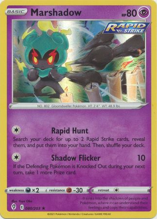 Marshadow - 80/203 - Holo Rare