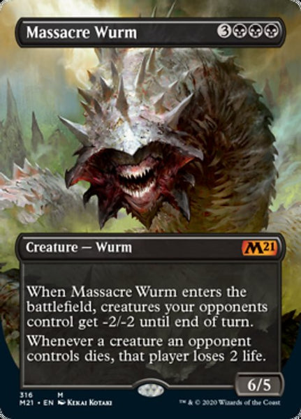 Massacre Wurm - 316/274 - Mythic Borderless