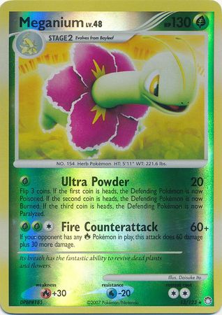 Meganium - 13/123 - Holo Rare Reverse Holo