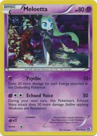 Meloetta - 78/113 - Holo Rare