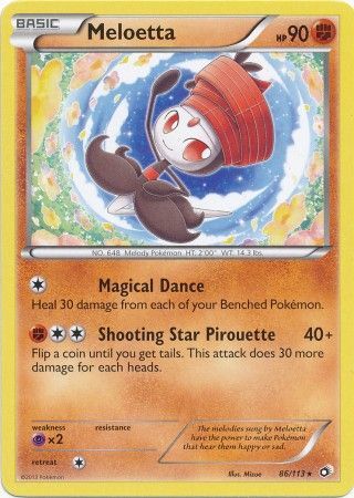 Meloetta - 86/113 - Rare