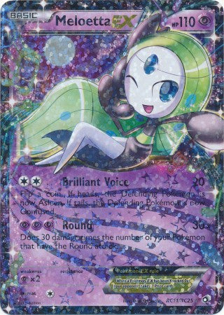 Meloetta EX - RC11/RC25 - Ultra Rare