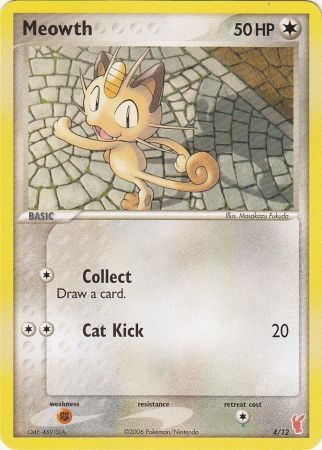 Meowth - 4/12 - Promo Plusle Trainer Kit