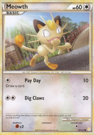 Meowth - 75/123 - Common