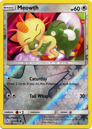 Meowth - 147/214 - Common Reverse Holo