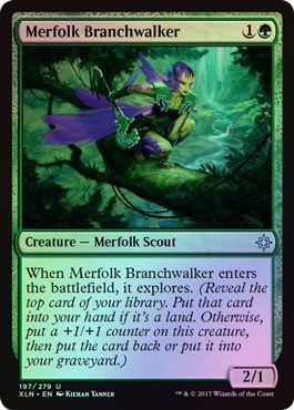 Merfolk Branchwalker - 197/279 - Uncommon FOIL