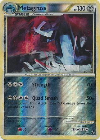 Metagross - 18/90 - Rare Reverse Holo
