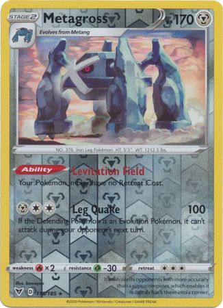 Metagross - 118/185 - Rare Reverse Holo