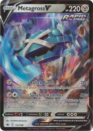 Metagross V - 112/198 - Ultra Rare