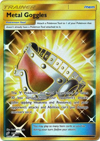Metal Goggles Full Art - 195/181 - Secret Rare