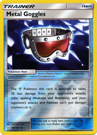 Metal Goggles - 148/181 - Uncommon Reverse Holo
