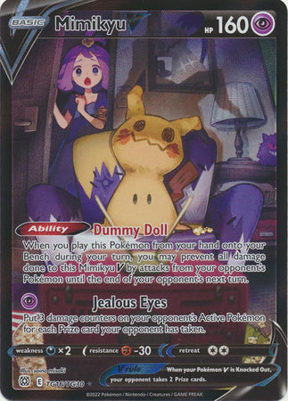 Mimikyu V Full Art - TG16/TG30 - Ultra Rare