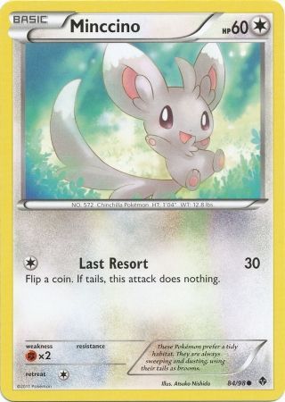 Minccino - 84/98 - Common