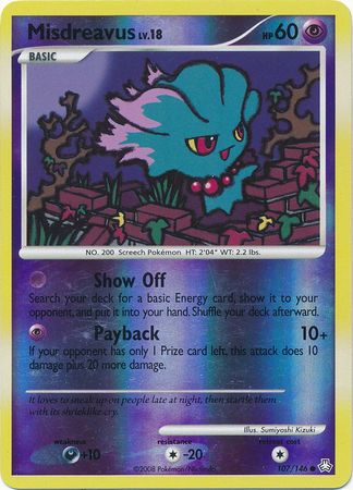 Misdreavus - 107/146 - Common Reverse Holo