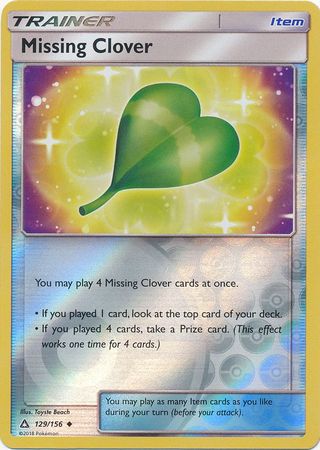 Missing Clover - 129/156 - Uncommon Reverse Holo