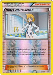 Misty's Determination - 104/122 - Uncommon Reverse Holo