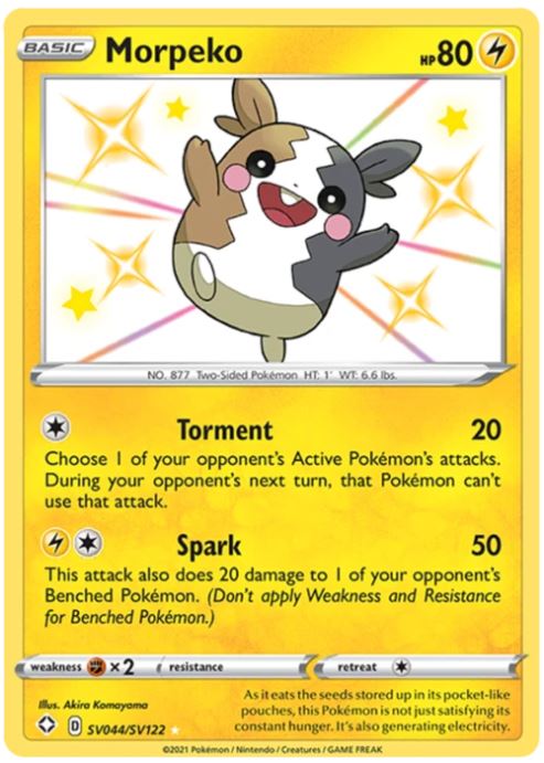 Morpeko - SV44/SV122 - Shiny Rare