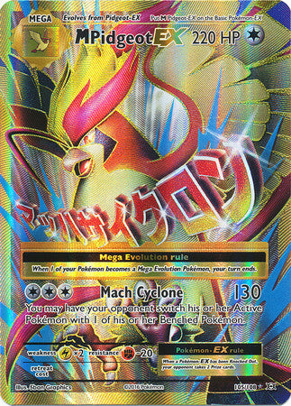 M Pidgeot Ex Full Art - 105/108 - Ultra Rare