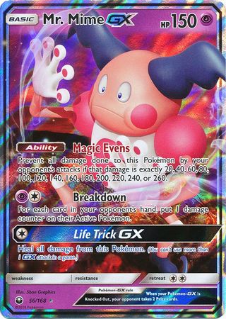Mr. Mime GX - 56/168 - Ultra Rare