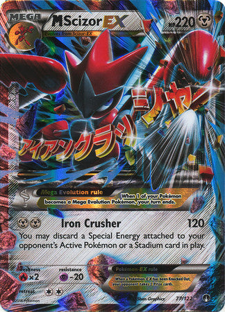 M Scizor Ex - 77/122 - Ultra Rare